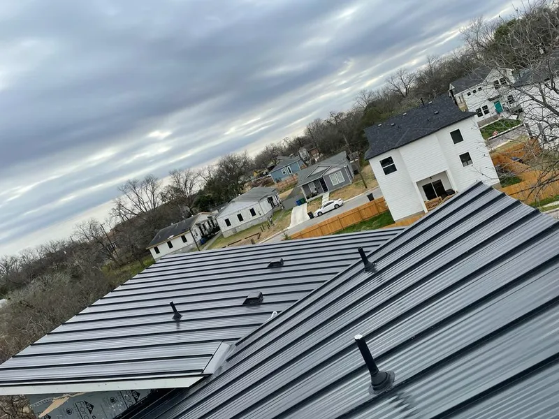 Standing seam metal roof panels with vents for Skylight Repair in Thief River Falls
